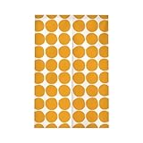 Surwin Cortina de Puerta Japonesa Noren, Estilo Japonés Cortina de Puerta Interior Tapiz Cortina de Partición para Hogar Habitación Cocina Tienda Restaurante (70 * 120cm,Puntos Amarillos)