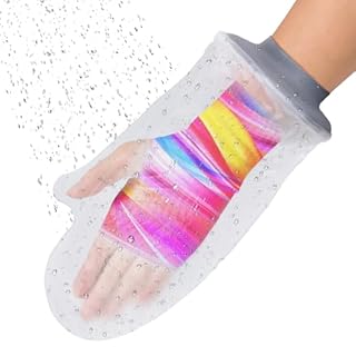 COMFYTHERA Housse imperméable pour plâtre de douche et plaie de bain adulte étanche pour poignet chirurgical, doigt, réutilisable et durable