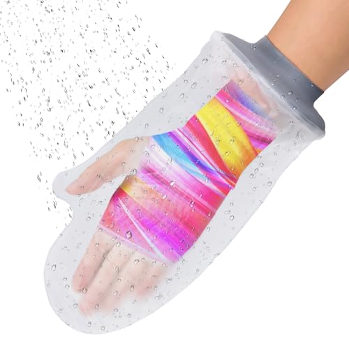 COMFYTHERA Copertura impermeabile per doccia e ferite, per adulti, impermeabile, per uso chirurgico, polso, dita, riutilizzabile e durevole