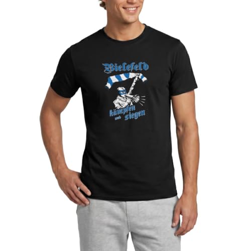 Spreadshirt Bielefeld Kämpfen Und Siegen No I Männer T-Shirt XL Schwarz