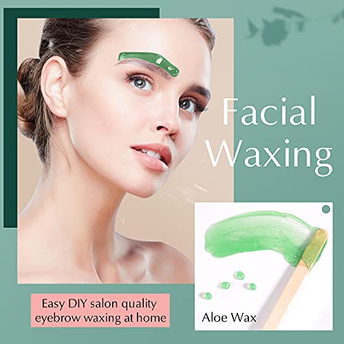 2.5Lb Aloe Hard Wax Beads - Vennco Wax Beans For Coarse Hair Removal, Gentle Large Refill For Wax Warmer Kit, At-Home & Professional Smooth Waxing For Sensitive Skin Brazilian Bikini Face Eyebrow Leg #TOP5