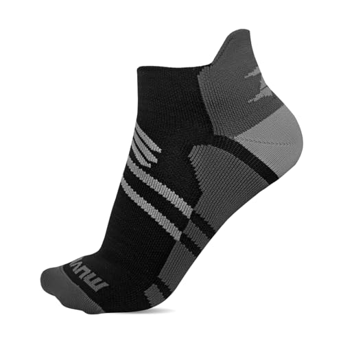 Muvin Meia de Compressão Cano Curto Arrow – Boa Respirabilidade – Protege Contra Bolhas – Unissex – Corrida – Caminhada – Ciclismo – Exercícios – Fitness – Esportes – Treinamento