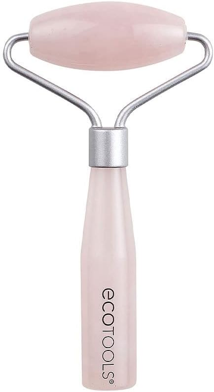 EcoTools Mini Rose Quartz Facial Roller with 100% Rose Quartz (Pack of 1)