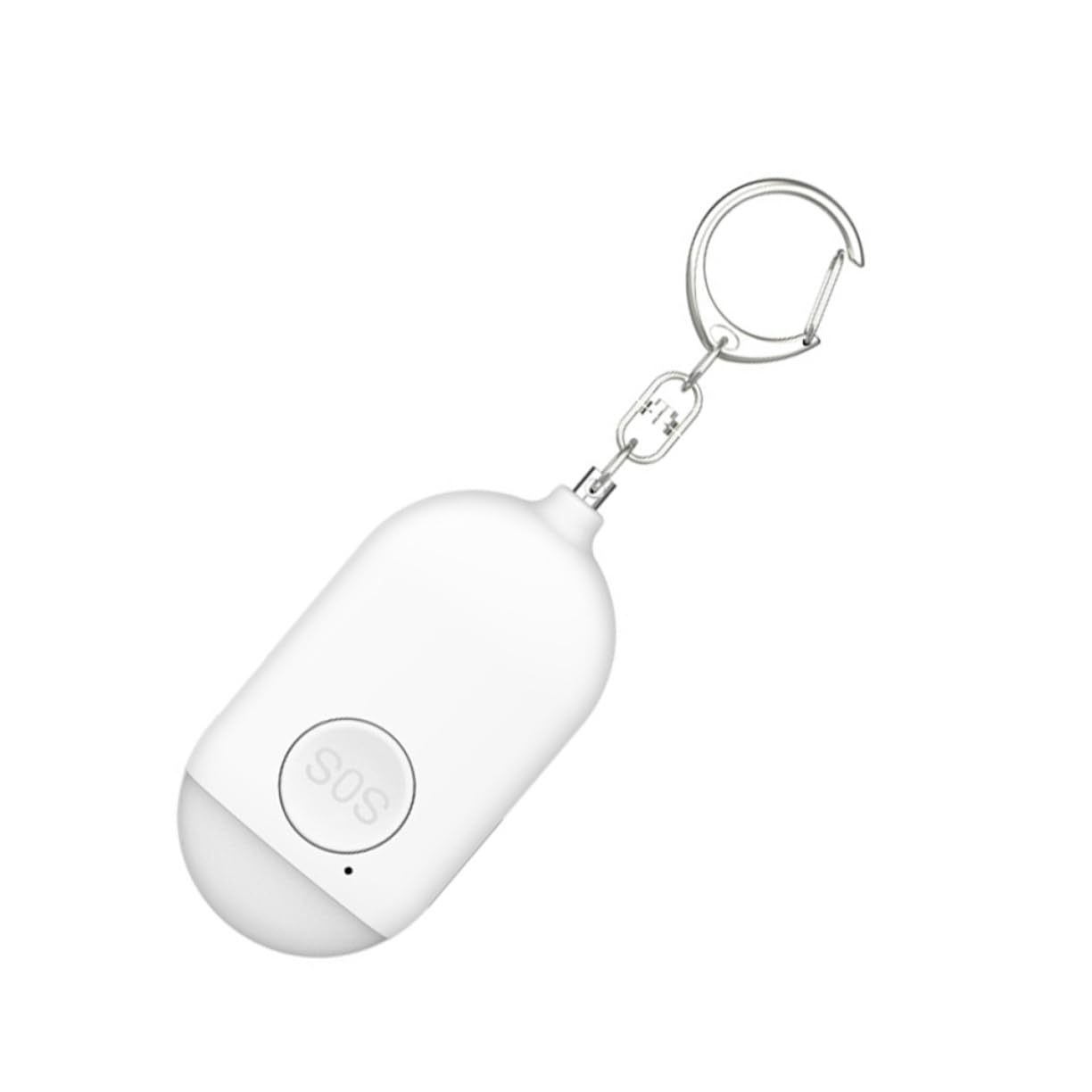 HOMSFOU 3pièces Alarme Urgence Dispositif De Sécurité Compact Lampe Anti- Portable Couleur Blanche