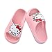 lytjkz Kids' Quick-Dry Indoor Outdoor Slippers Shower Slides Lightweight Non-Slip Slippers Soft with Breathable for Girls Bathroom Pool Pink 1-2