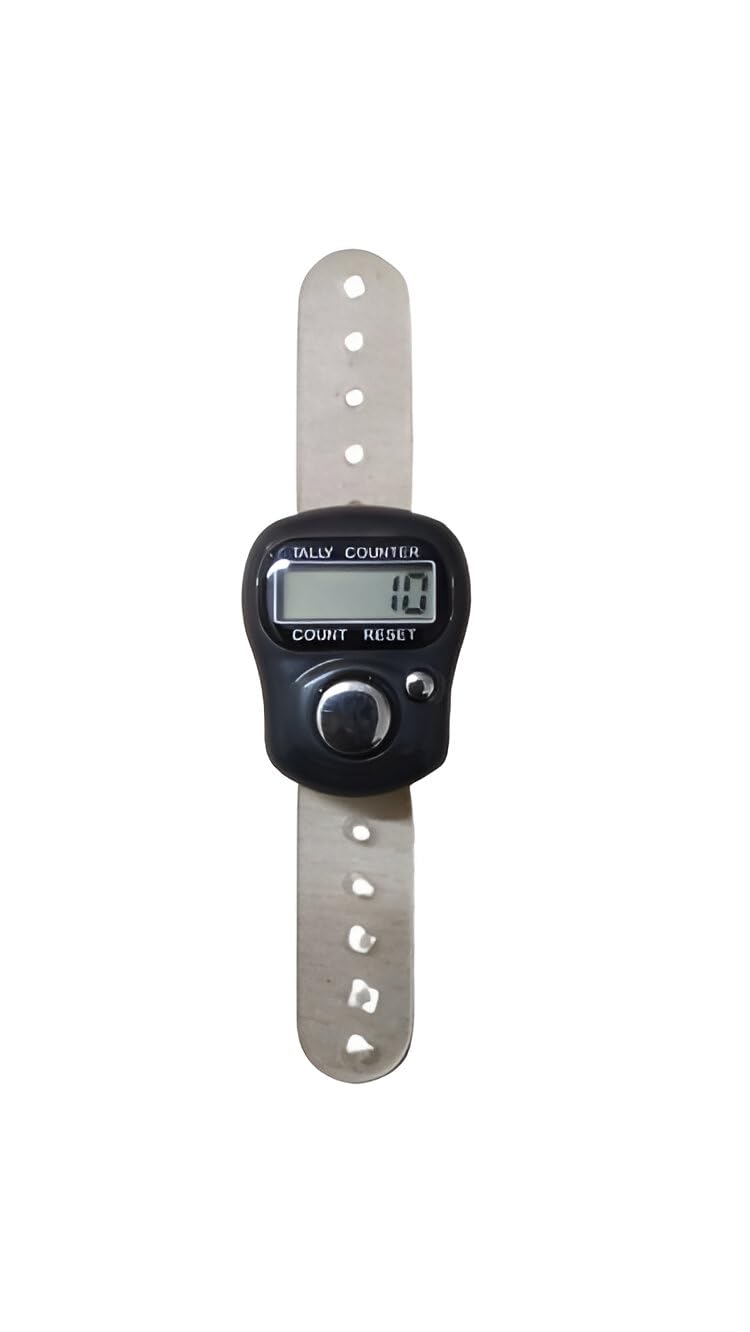 Digital Tally Counter Ring, Electronic Head Count Machine for Mantra Japa, Cricket Umpire, Multicolour-image-9