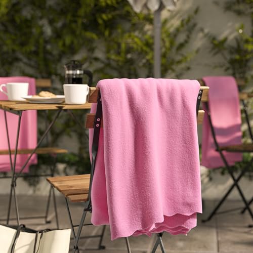 Jeté de lit rose 130x170 ProTuning DAGGKÅPOR plaid canapé - 5