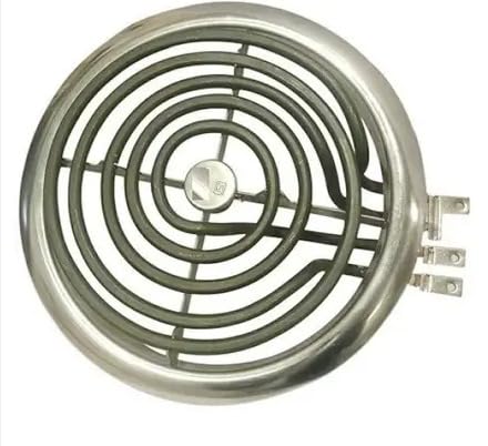 Image of Hot Plate Heating Element, G Type, Chrome Plated, 2000W, Spiral Coil, Electric Cooking Replacement Part