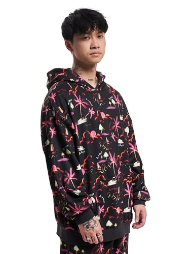 Just Rhyse Herren Hoody Waikiki Black, XXL