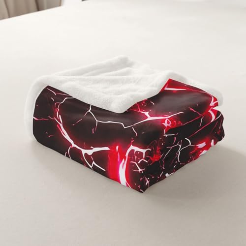 Couverture éclair pour enfants idée cadeau d'anniversaire plaid lit géométrique - 6