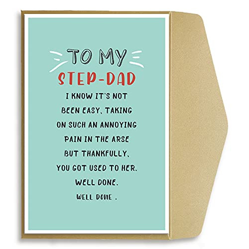 Funny Father's Day Card For Stepdad, Happy Father’s Day Card, Humorous Card For Stepfather… #TOP2