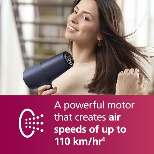Philips Hair Dryer 5000 Series, ThermoShield Technology, Ionic, with Nozzle and Hair Diffuser, 2300W, Model BHD510/03 - Image 3
