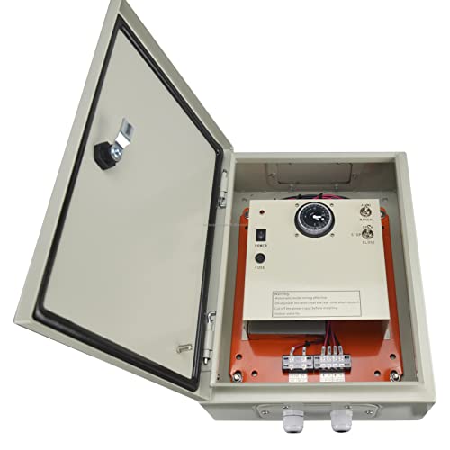 TIRUSS Greenhouse roll up Motor time Controller AC110 to DC24V for 1-4 Sets Greenhouse roll up Motors