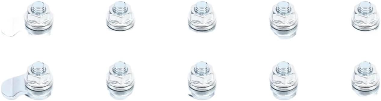 L Track Threaded Stud 8pcs L Track Double Lug Threaded Stud Nut Fitting Zinc Plated Rail Fittings Tie Down for Van Pickup Truck(60mm)