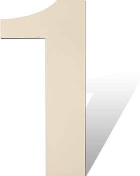 Large Wooden Numbers 17 Inch Unfinished Big Wood Numbers 1 for DIY Crafts