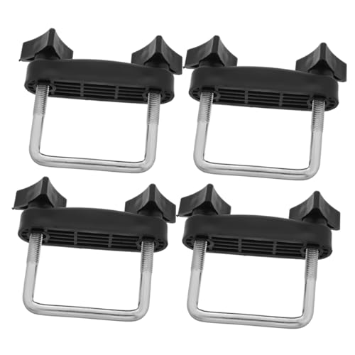 Clips de fixation barres de toit robustes diamètre 6 cm lot de 4
