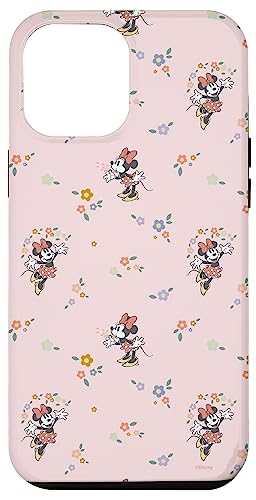 Cadeau idéal coque iPhone 12 Pro Max Disney Minnie fleurs
