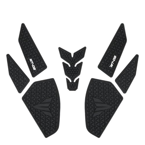 Pegatinas de tanque antideslizantes para Yamaha MT-03 agarre de tracción en rodilla