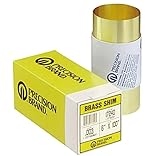 Precision Brand 17S18-0.018? Brass Shim Stock 6? X 100? Roll