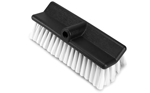 QWORK Escovas de lavagem macias de nylon de dois níveis – Escova ergonômica de alta durabilidade de