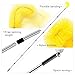 jbcgv Gutter Cleaner Tools from Ground - 10.5FT Adjustable Gutter Cleaning Brush with 3 Brush, No Ladder Needed Gutters Brush Pole for Removing Leaves, Debris/Safe Roof Cleaning