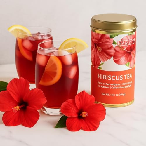 Image of Namhya Period Care Hibiscus Tea | Relieves Cramps & PMS | 20 Tea Bags