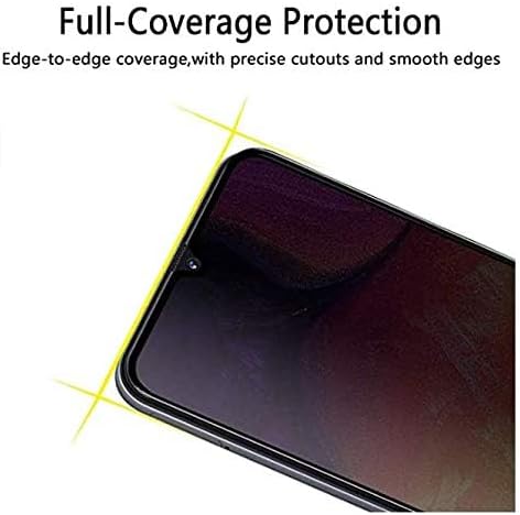 Miniatura 6 de VIESUP Protector de pantalla de privacidad para Samsung Galaxy A20 (paquete de 2) de vidrio protector de pantalla antiespía transparente premium