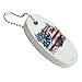 GRAPHICS & MORE Deer USA Flag American Traditions Hunting Floating Keychain Oval Foam Fishing Boat Buoy Key Float