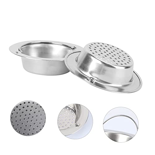 Colador de cocina COHEALI 2 piezas de acero inoxidable miniatura 4