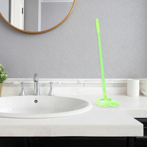 Mopa triangular extensible Tofficu con raspador y rotación para limpiar el hogar 6