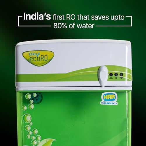Image of Zero B Eco Ro Water Purifier | India'S First High Recovery Rate(3X)+Ess Technology | 8 Stages Purification | Reduce Water Wastage By 80% | Water Saver Cartridge | E-Health Water Filter | Wall Mounted