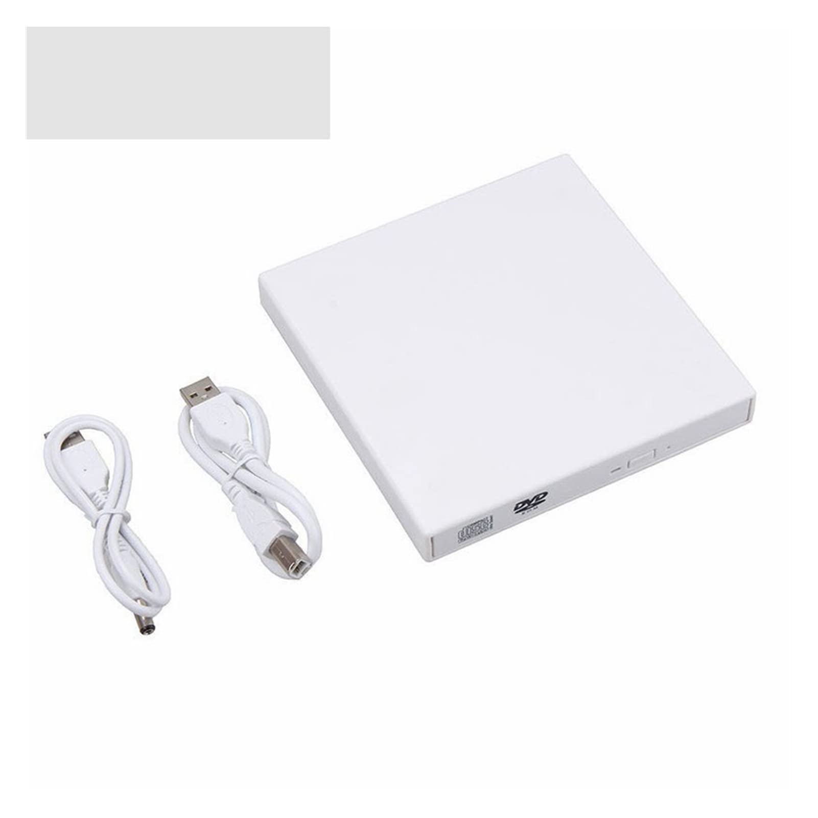 Zewnętrzny dysk optyczny DVD ROM CD RW USB 2.0 CD/DVD Odtwarzacz Combo Reader Napisz Portatil SYSTEM OPERACYJNY MAC Przenośny(Silver)
