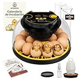 INCUBADORA de HUEVOS AUTOMÁTICA Para Todo Tipo De AVES | 12-16 Huevos | Control Automático De Temperatura, Bebedero y Guía