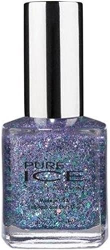 Bari Pure Ice Nail Polish, 1008 Over You (Multi-Colored Glitter Mix) 0.5 Fl Oz