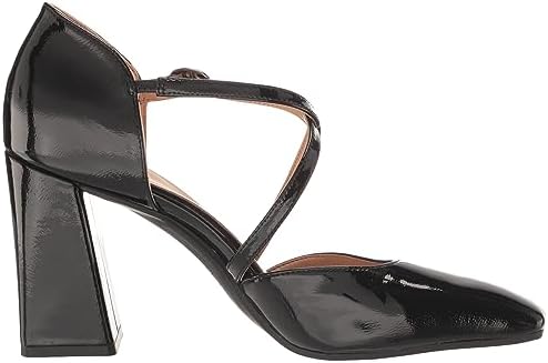 Naturalizer Womens Leesha Strappy Closed Toe Block Heel Pump Black Patent Leather 7.5 M | Image 5