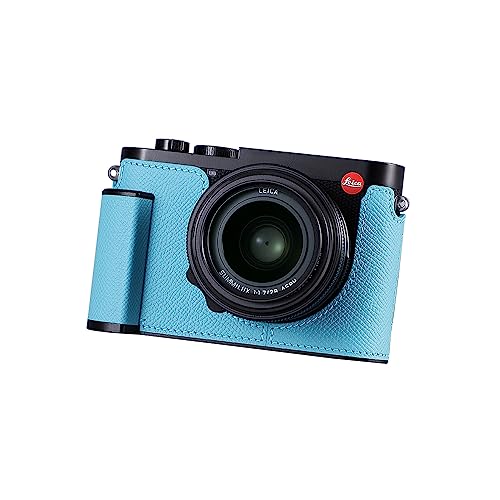 SIUTATDSH �J�����n�[�t�P�[�X �K�p Leica Q3 �r���e�[�W���^�� �{�v �J�����ی�P�[�X �X�^�C���b�V�� �|�[�^�u�� �ϏՌ� (���C�g�u���[)