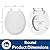 Bemis 500EC 464 500EC464 Toilet Seat, 1 Pack Round, Dresden Blue