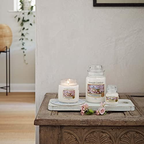 Yankee Candle Scented Candle | Sakura Blossom Festival Large Jar Candle | Sakura Blossom Festival Collection | Burn Time: Up to 150 Hours | Great for Gifting