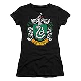 Popfunk Harry Potter Slytherin Logo Juniors T Shirt & Exclusive Stickers (Small)