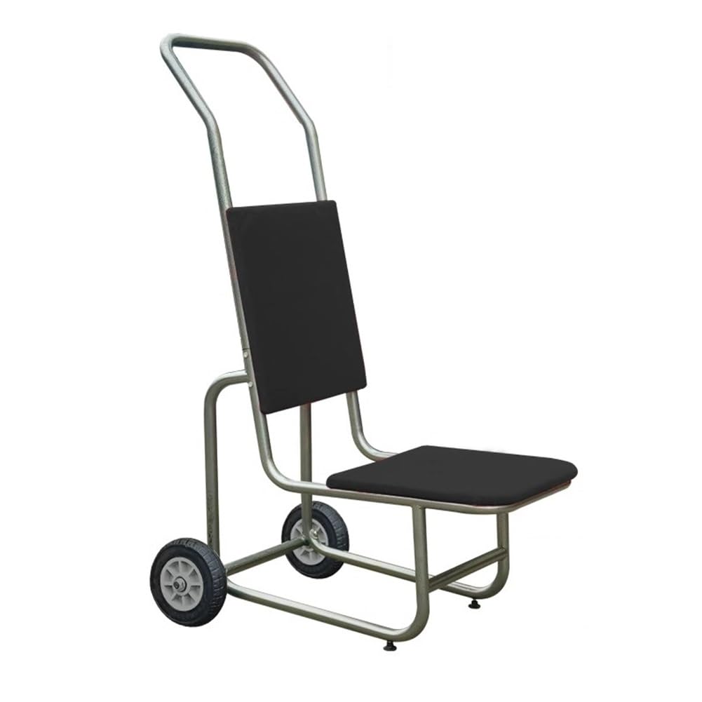 ERSINIAN Chair Dolly,Stack Chair Cart, Heavy-Duty Metal Chair Trolley for Large Events, Storage Dollies with Rubber Wheels