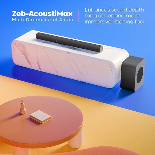 Image of Zebronics Juke Bar 9890 1030W Soundbar 2026 Launch, 5.1.2 CH Surround Sound, Dolby Atmos, DTS X, BT v5.3, HDMI eARC, Optical in, Wireless Subwoofer, True Wireless Rear Satellites, 5 Driver Soundbar