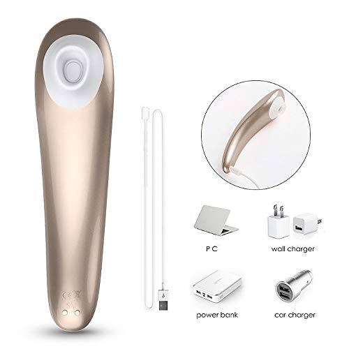 Estimulador de Clitóris com Sucção e Vibração Recarregável Alex S-Hande