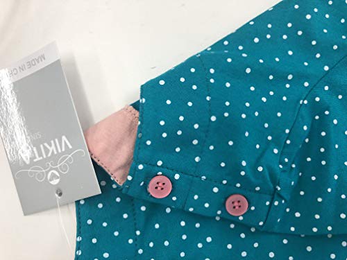 VIKITA Girls Dress Polka Dot Stripe Dresses Baby Girls Clothing Outfits 2-10 Years - Image 5