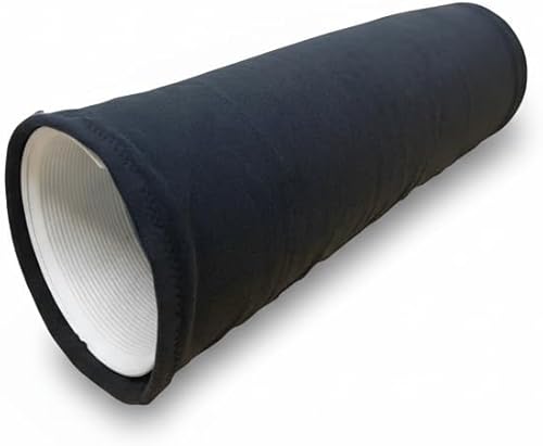 Mobile AC+ Cubierta aislante de manguera de escape de aire acondicionado portátil, longitud de 63 pulgadas, gris oscuro, se adapta a mangueras de 5
