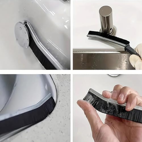 Image of 7Pcs Crevice Cleaning Brush Set Groove Gap Cleaning Tool Difficult to Clean Gaps for Kitchen Bathroom