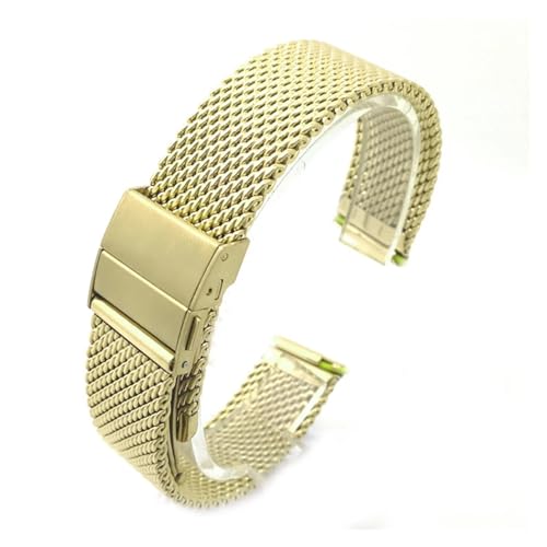 [RE] MENGKE XeXX`[voh 18mm 20mm 22mm Vo[ ubN [YS[h S[h NCbN [XvXgbv(Gold,18mm)