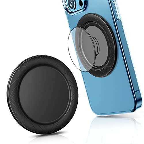 Lendouble Magnetic Disk Base for Magsafe Accessories, Removable Magnet Plate Compatible with iPhone 14/13/12 Pro Max Mini & Mag Case, Non Adhesive Mag Safe Disc Designed for P-Socket Grip/Ring Holder