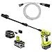 RYOBI RY120352K ONE+ 18-Volt 320 PSI 0.8 GPM Cold Water Cordless Power Cleaner - 4.0 Ah Battery and Charger Included
