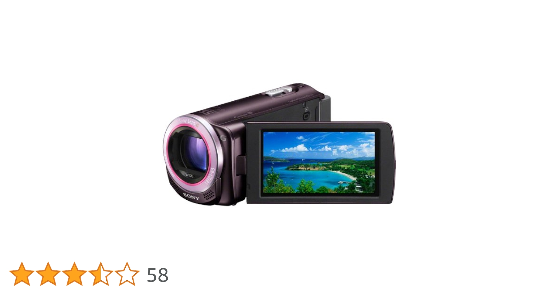 Amazon | SONY HDビデオカメラ Handycam CX270V ボルドー