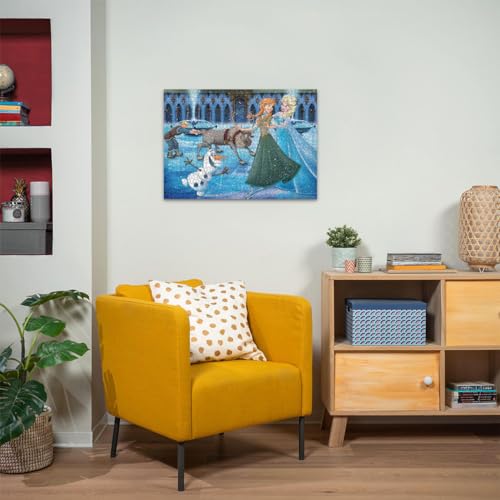 Puzzle 1000 pièces : Collection Disney : La Reine des Neiges Frozen Ravensburger France - vue 6